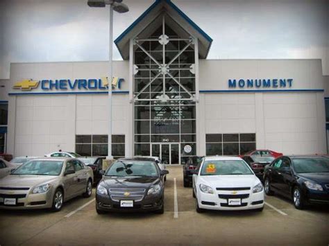 Monument chevrolet - When it's time for an oil change, trust the experts at Monument Chevrolet's service center. Visit our website to learn more and schedule service today! Monument Chevrolet; Sales 713-581-8123; Service 832-369-8298; Parts 832-369-8252; 24 Hour Towing Fleet 713-580-1690 866-622-6754; 3940 Pasadena Fwy Pasadena, TX 77503;